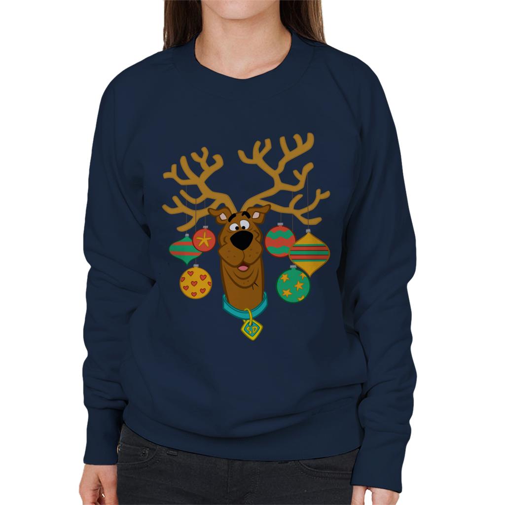 Scooby Doo Christmas Baubles Women's Sweatshirt-ALL + EVERY