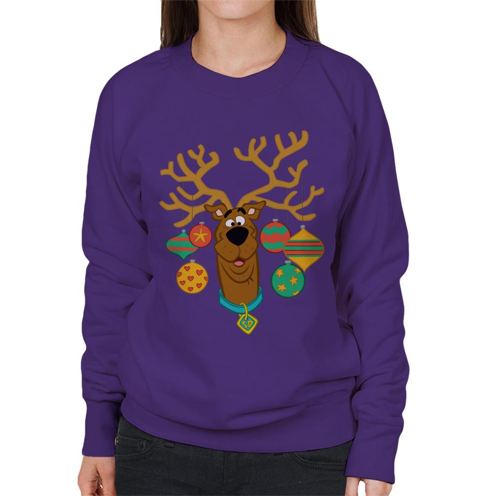 Scooby Doo Christmas Baubles Women's Sweatshirt-ALL + EVERY