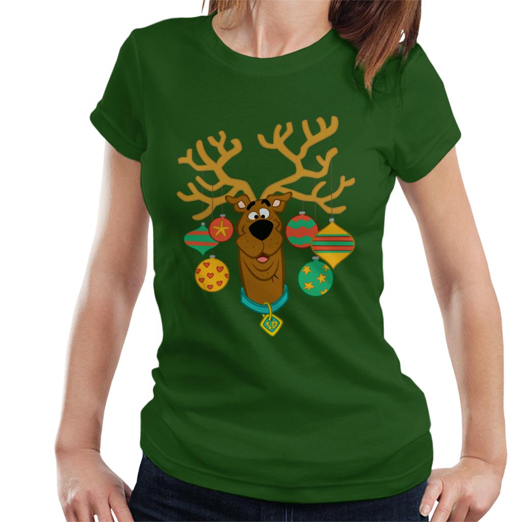 Scooby Doo Christmas Baubles Women's T-Shirt-ALL + EVERY