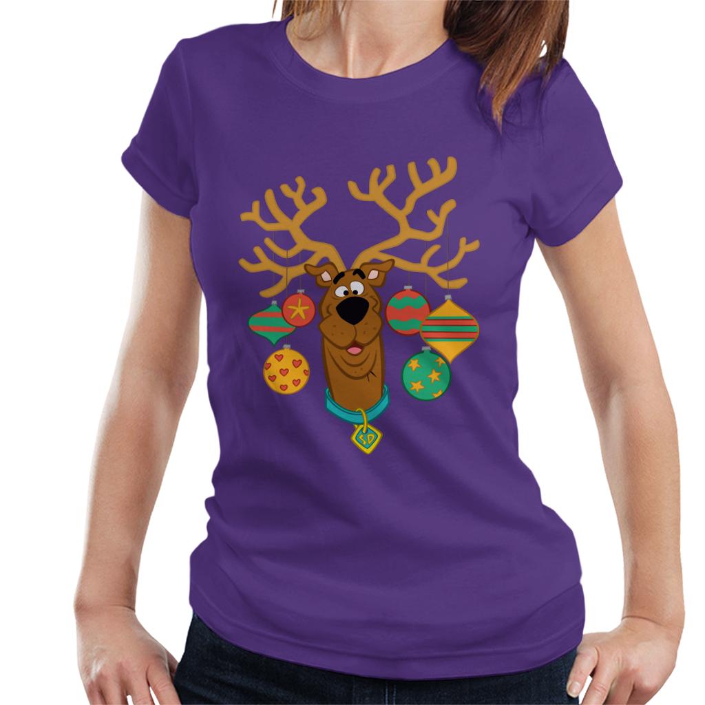 Scooby Doo Christmas Baubles Women's T-Shirt-ALL + EVERY