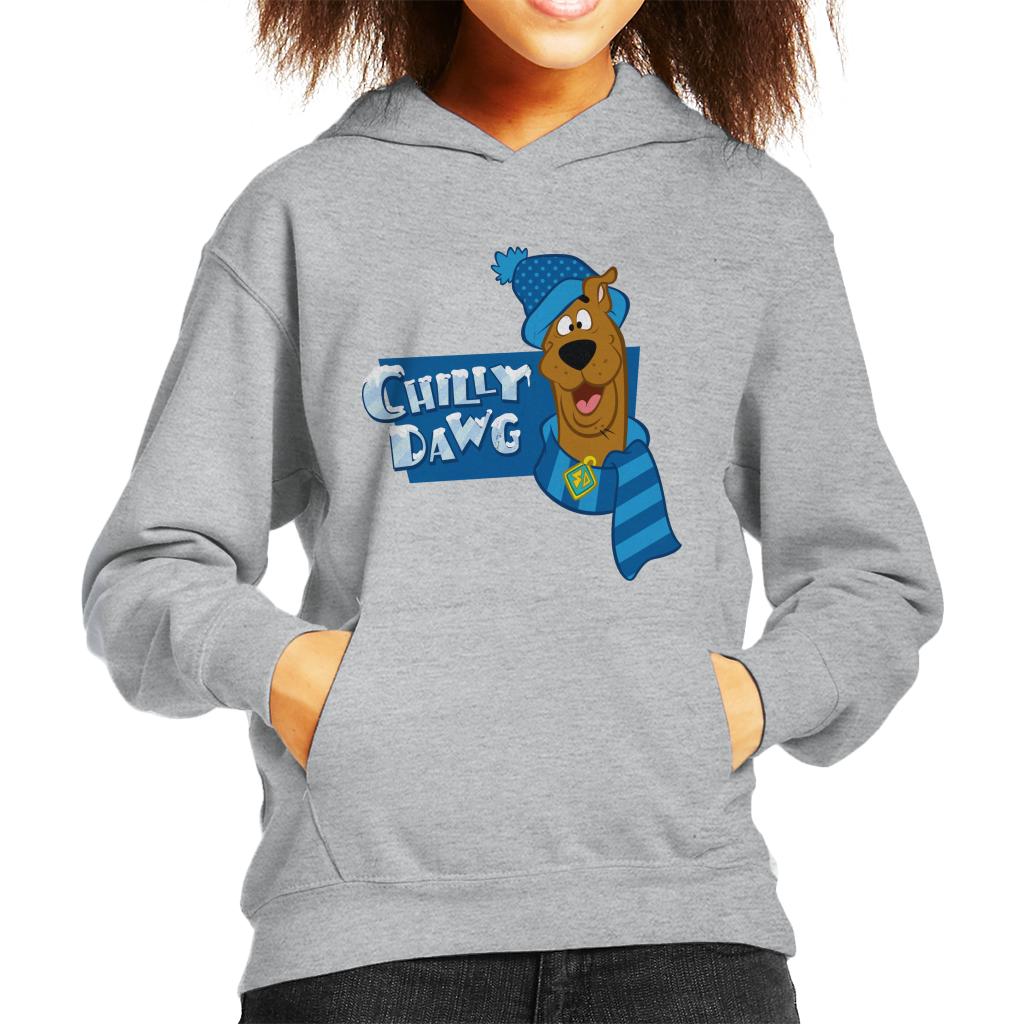 Scooby Doo Christmas Chilly Dawg Kid's Hooded Sweatshirt-ALL + EVERY