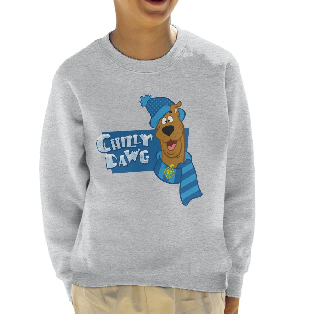 Scooby Doo Christmas Chilly Dawg Kid's Sweatshirt-ALL + EVERY