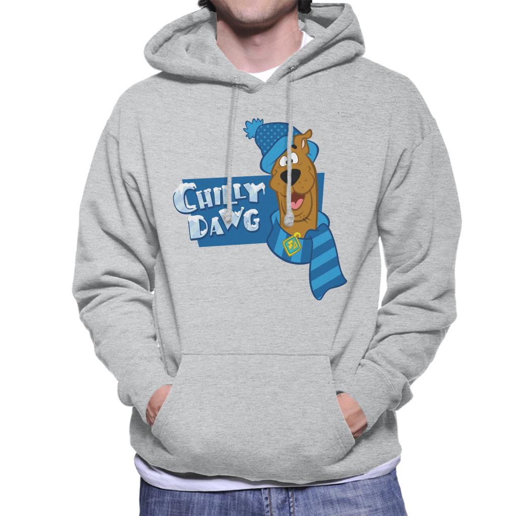 Scooby Doo Christmas Chilly Dawg Men's Hooded Sweatshirt-ALL + EVERY