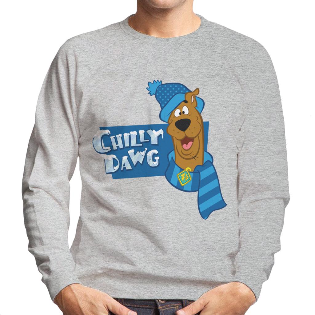 Scooby Doo Christmas Chilly Dawg Men's Sweatshirt-ALL + EVERY