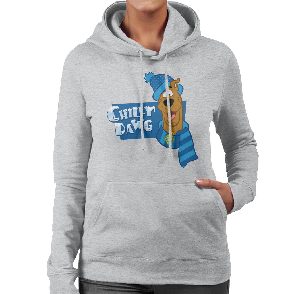 Scooby Doo Christmas Chilly Dawg Women's Hooded Sweatshirt-ALL + EVERY