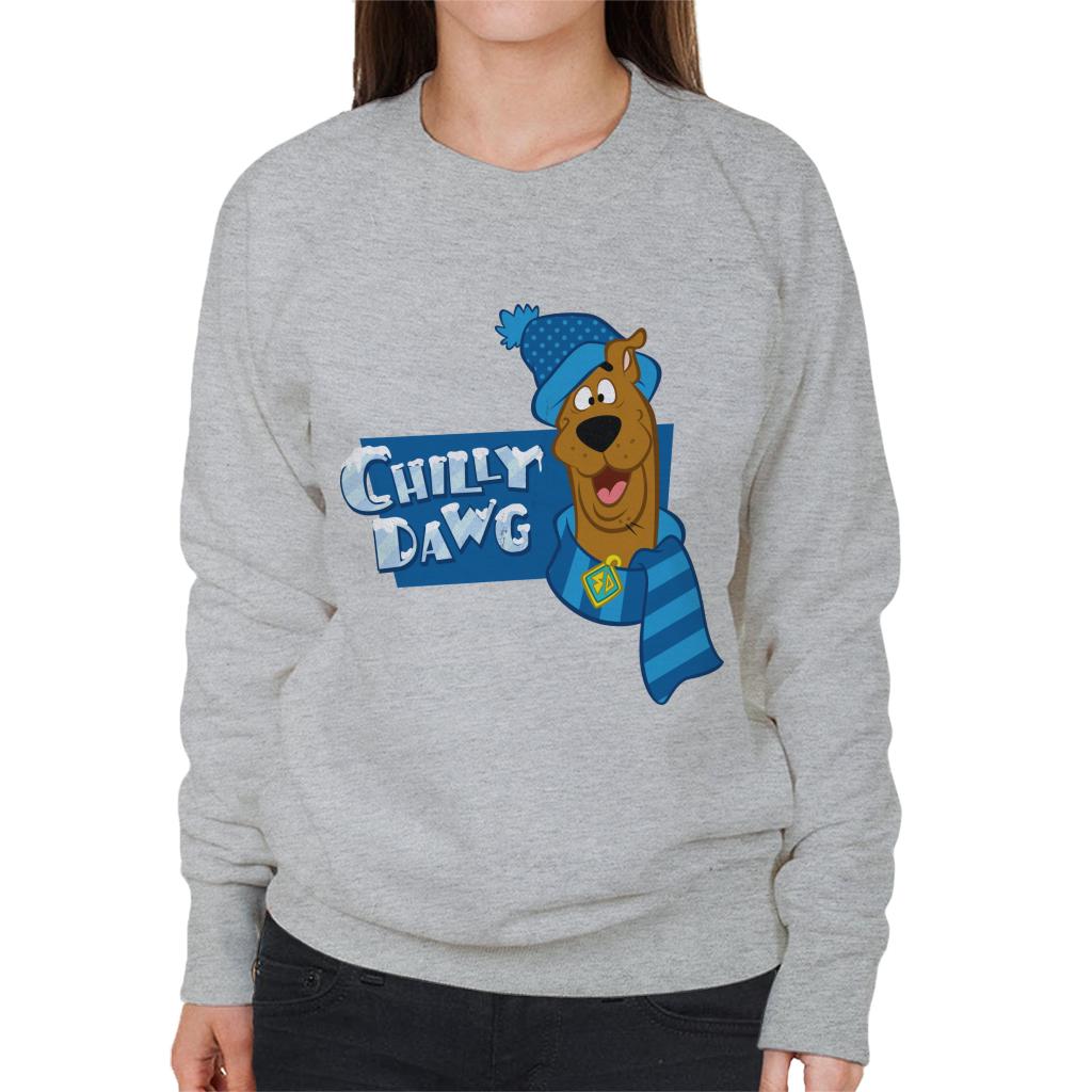 Scooby Doo Christmas Chilly Dawg Women's Sweatshirt-ALL + EVERY