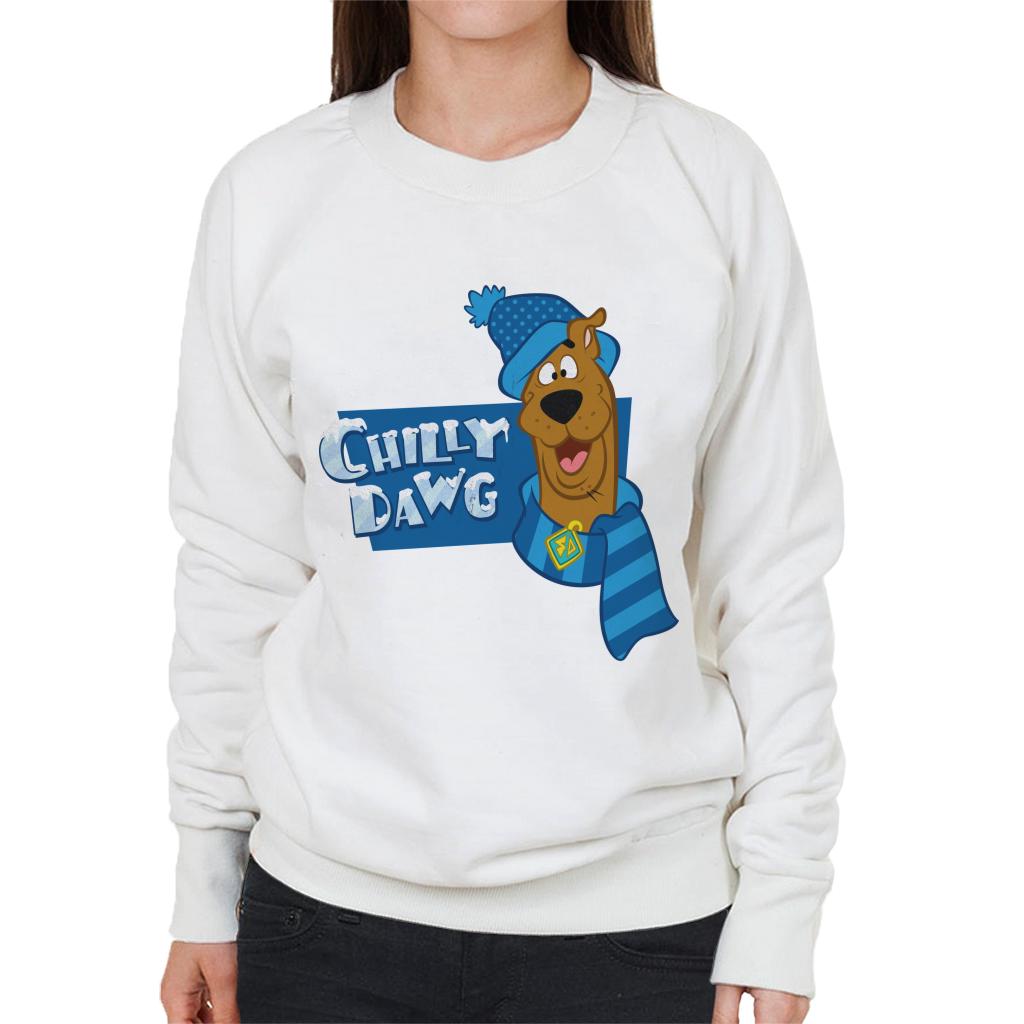 Scooby Doo Christmas Chilly Dawg Women's Sweatshirt-ALL + EVERY