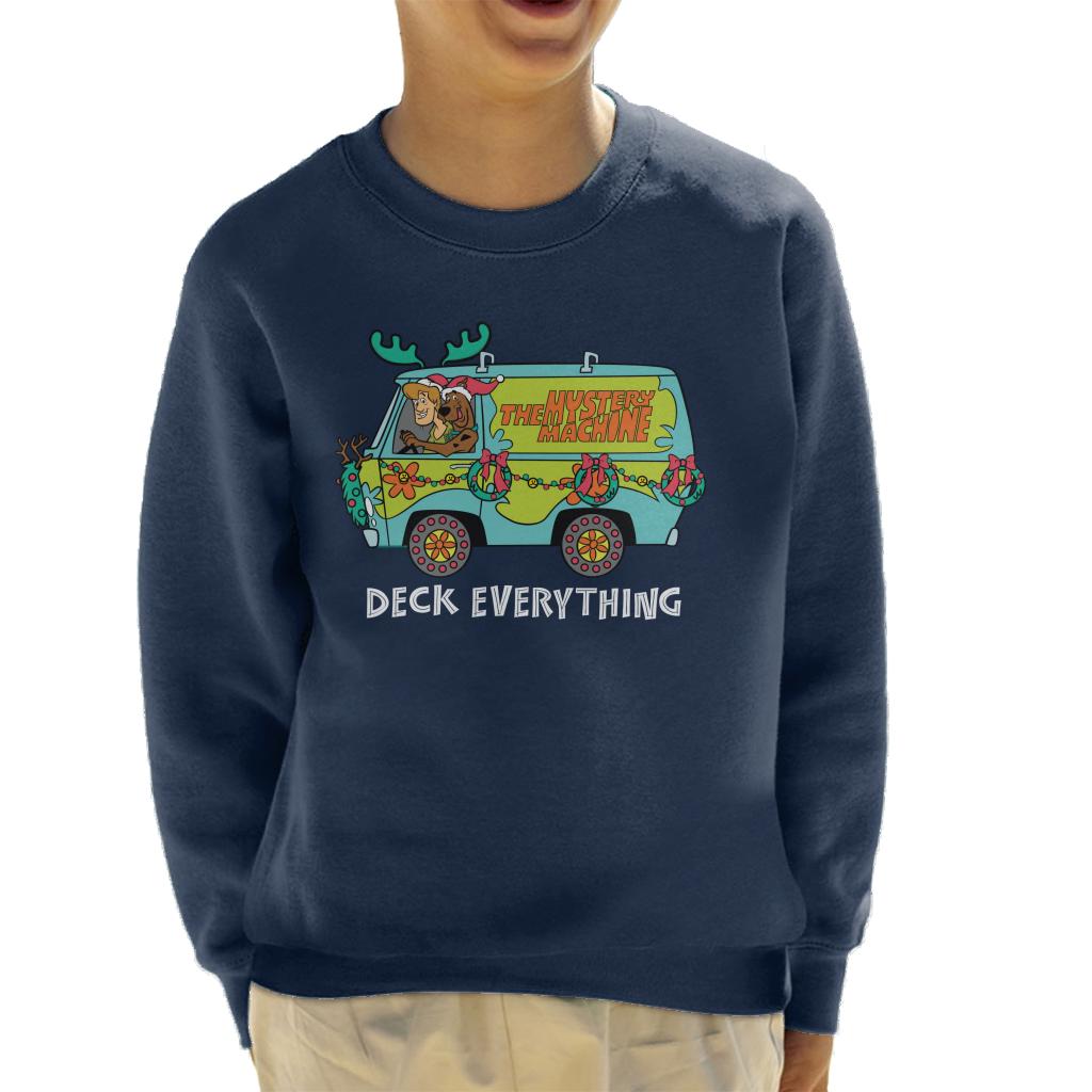 Scooby Doo Christmas The Mystery Machine Kid's Sweatshirt-ALL + EVERY