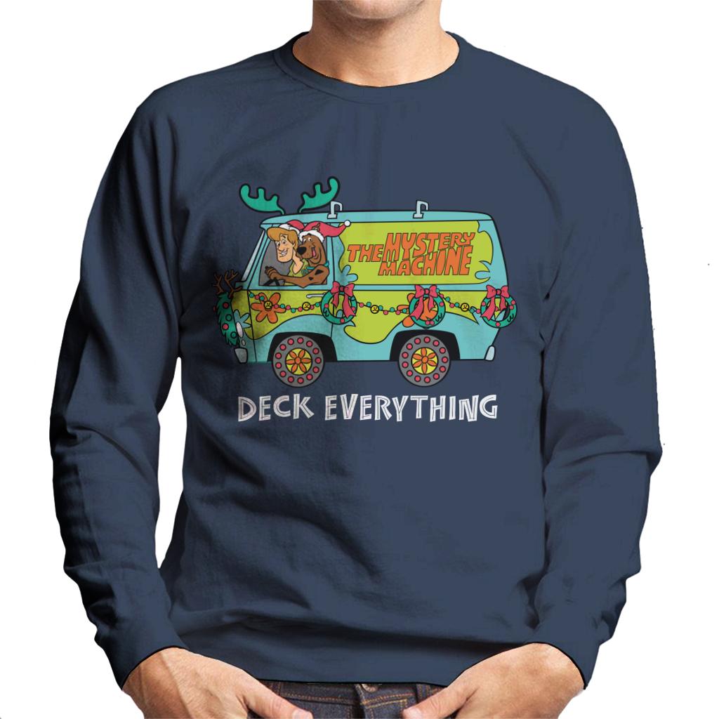 Scooby Doo Christmas The Mystery Machine Men's Sweatshirt-ALL + EVERY