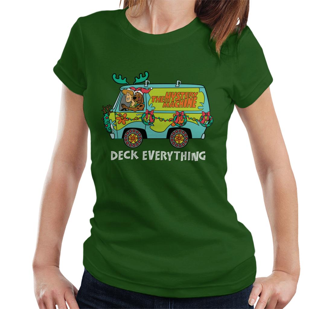 Scooby Doo Christmas The Mystery Machine Women's T-Shirt-ALL + EVERY