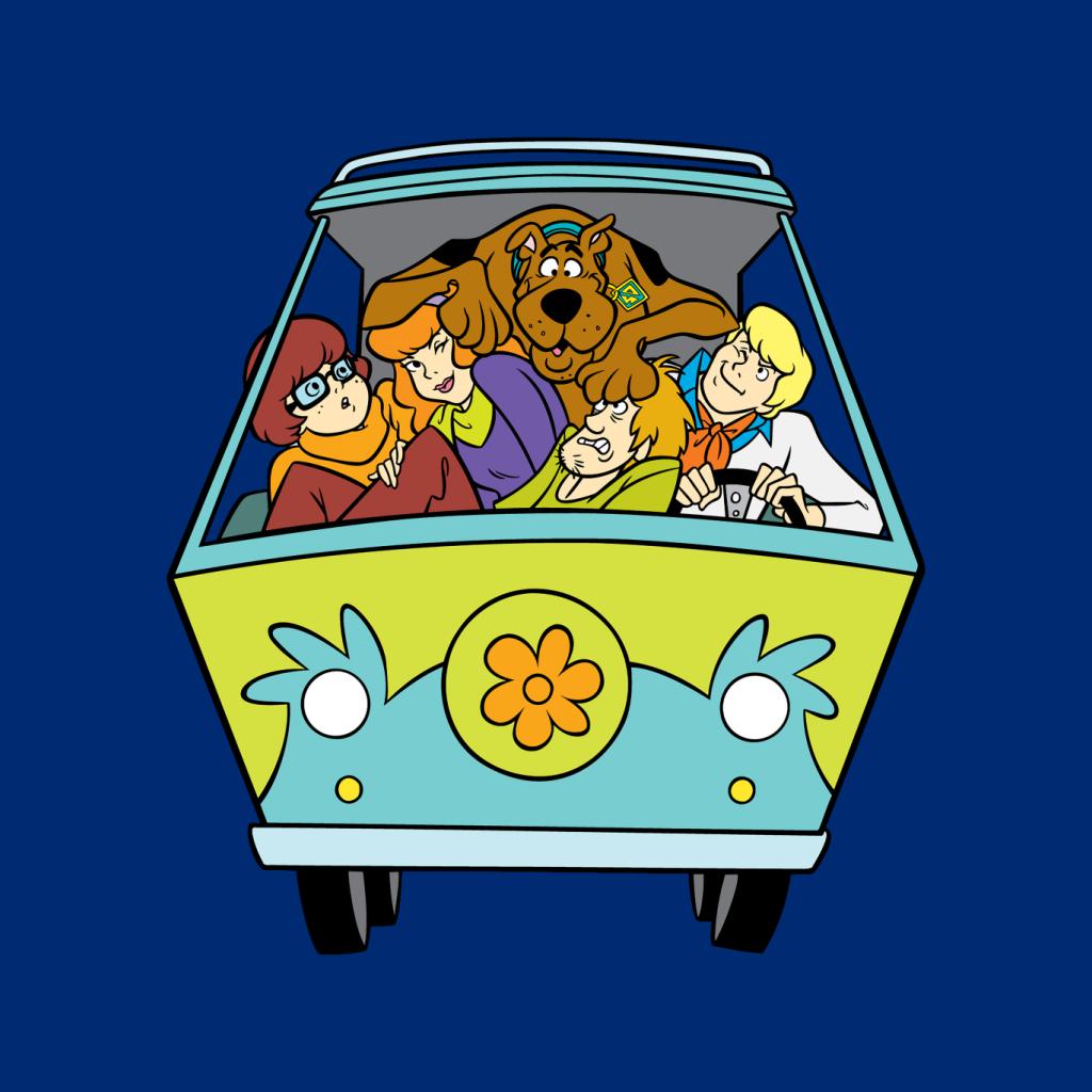 Scooby Doo Characters In The Mystery Machine Kid's Sweatshirt-ALL + EVERY