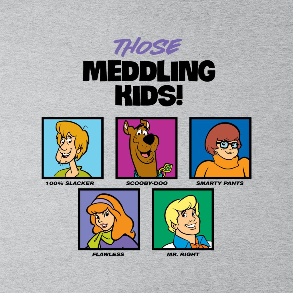 Scooby Doo Those Meddling Kids Character Tiles Women's T-Shirt-ALL + EVERY