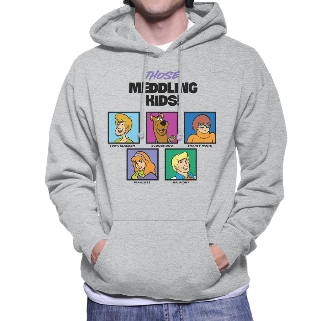 Scooby Doo Those Meddling Kids Character Tiles Men's Hooded Sweatshirt-ALL + EVERY