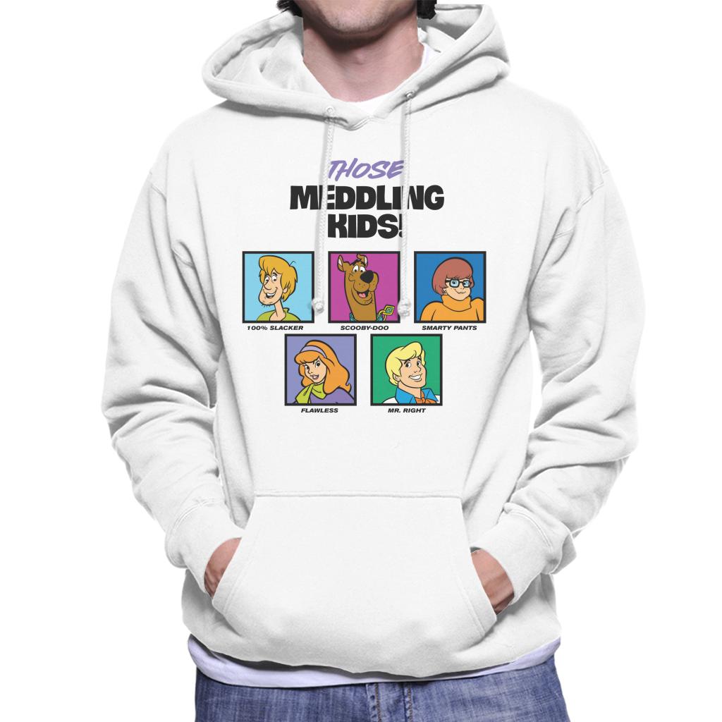 Scooby Doo Those Meddling Kids Character Tiles Men's Hooded Sweatshirt-ALL + EVERY