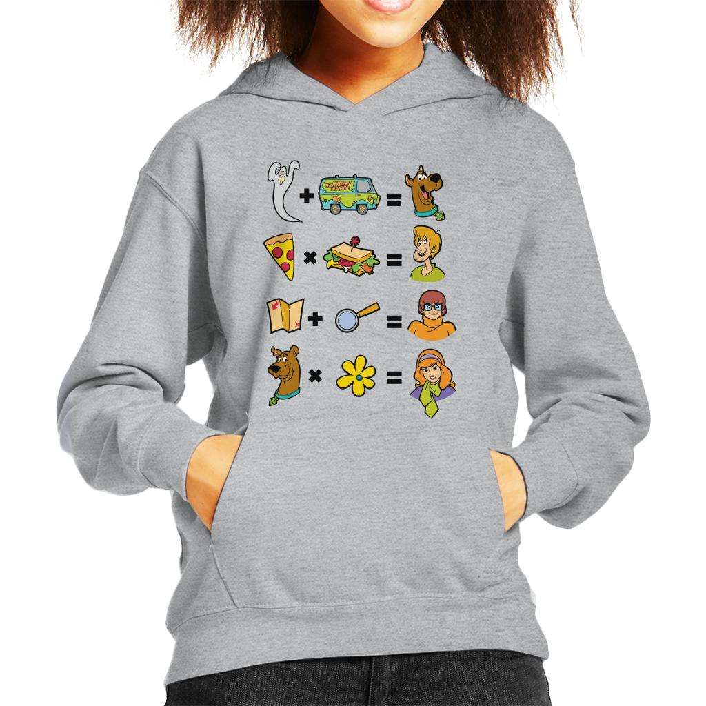 Scooby Doo Funny Equations Kid's Hooded Sweatshirt