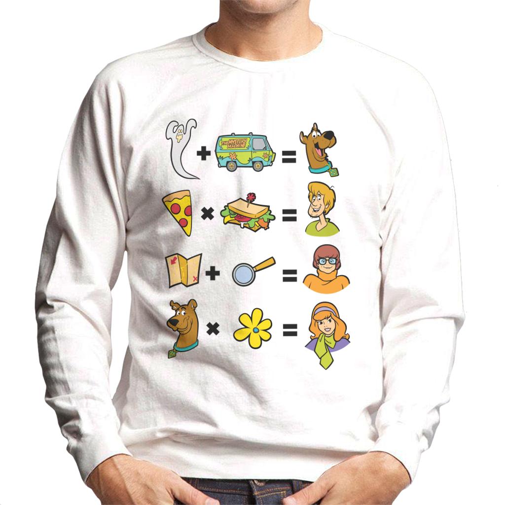Scooby Doo Funny Equations Men's Sweatshirt-ALL + EVERY