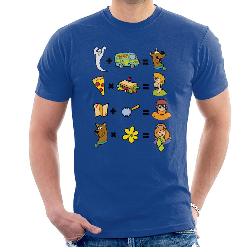 Scooby Doo Funny Equations Men's T-Shirt-ALL + EVERY