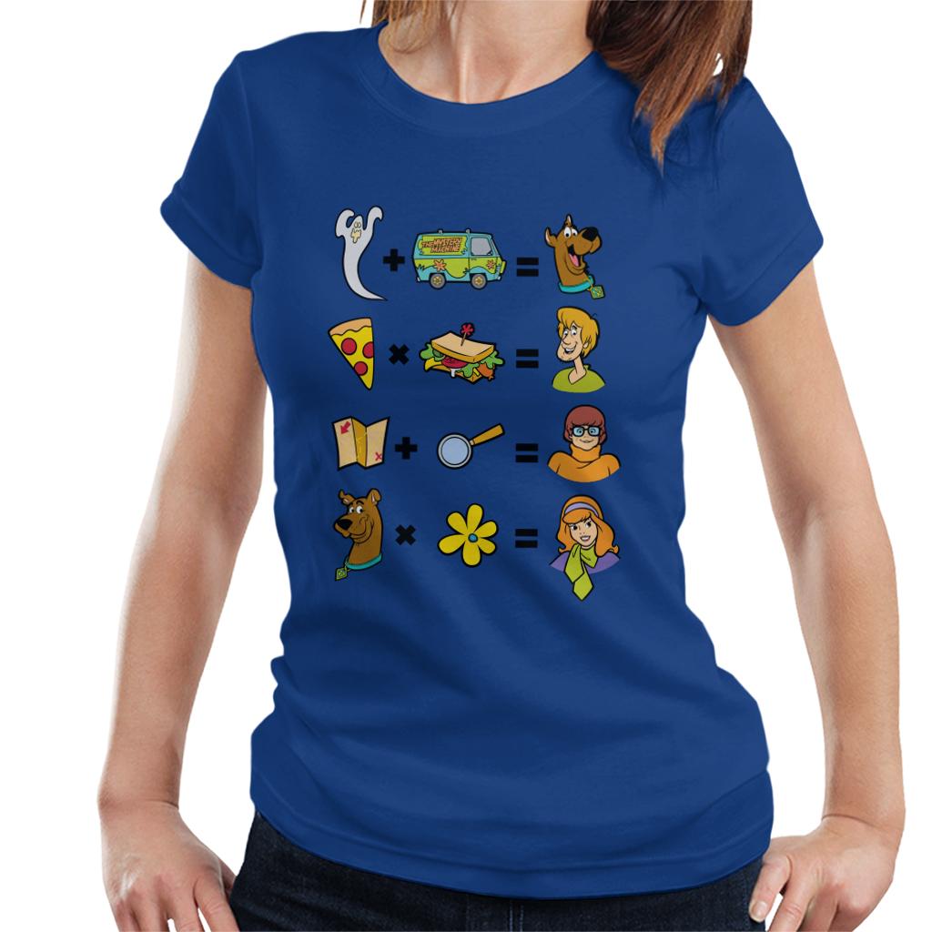 Scooby Doo Funny Equations Women's T-Shirt-ALL + EVERY