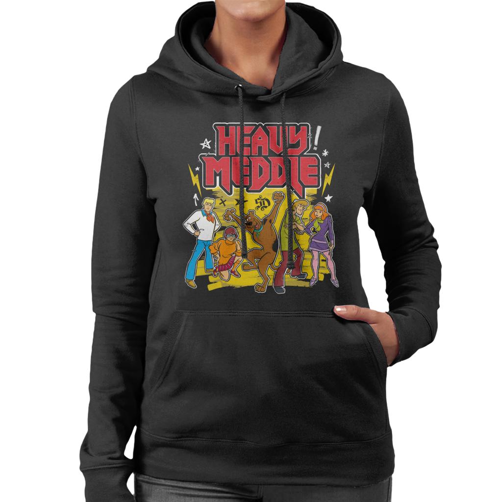 Scooby Doo Heavy Meddle Women's Hooded Sweatshirt-ALL + EVERY