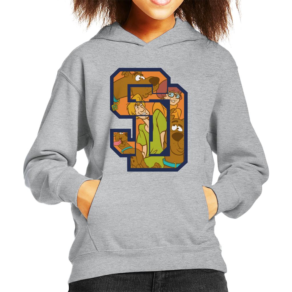 Scooby Doo Interlocking SD Kid's Hooded Sweatshirt-ALL + EVERY