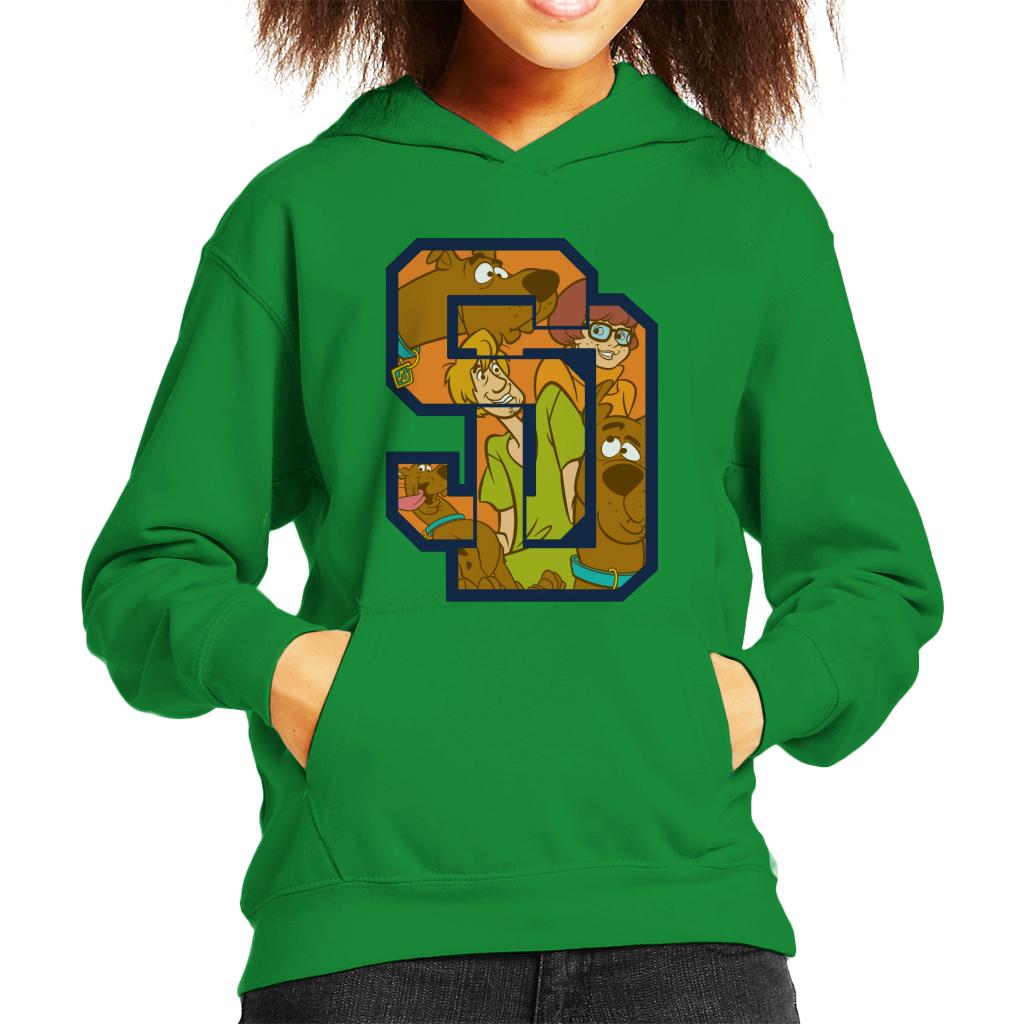 Scooby Doo Interlocking SD Kid's Hooded Sweatshirt-ALL + EVERY