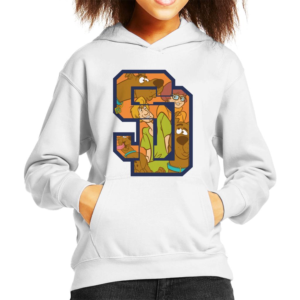 Scooby Doo Interlocking SD Kid's Hooded Sweatshirt-ALL + EVERY