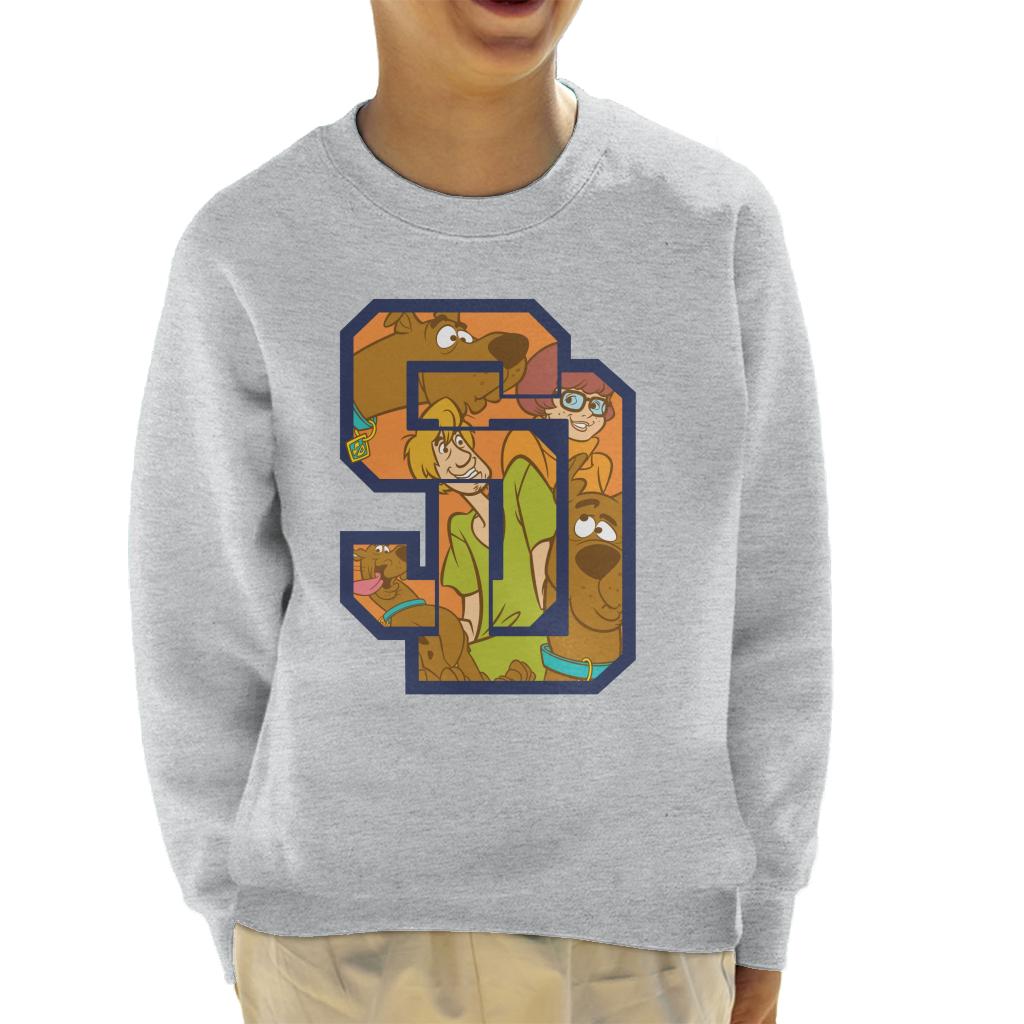 Scooby Doo Interlocking SD Kid's Sweatshirt-ALL + EVERY