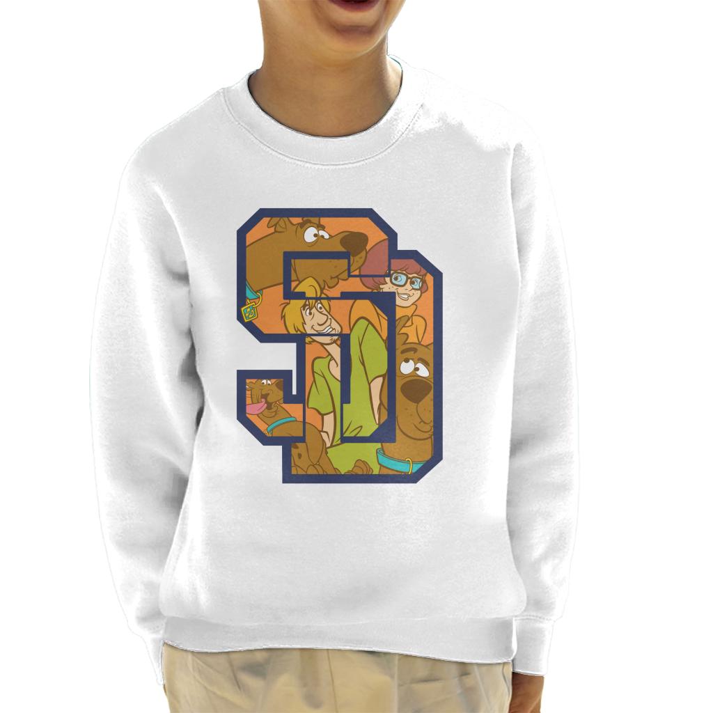 Scooby Doo Interlocking SD Kid's Sweatshirt-ALL + EVERY