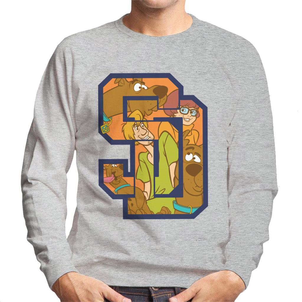 Scooby Doo Interlocking SD Men's Sweatshirt-ALL + EVERY