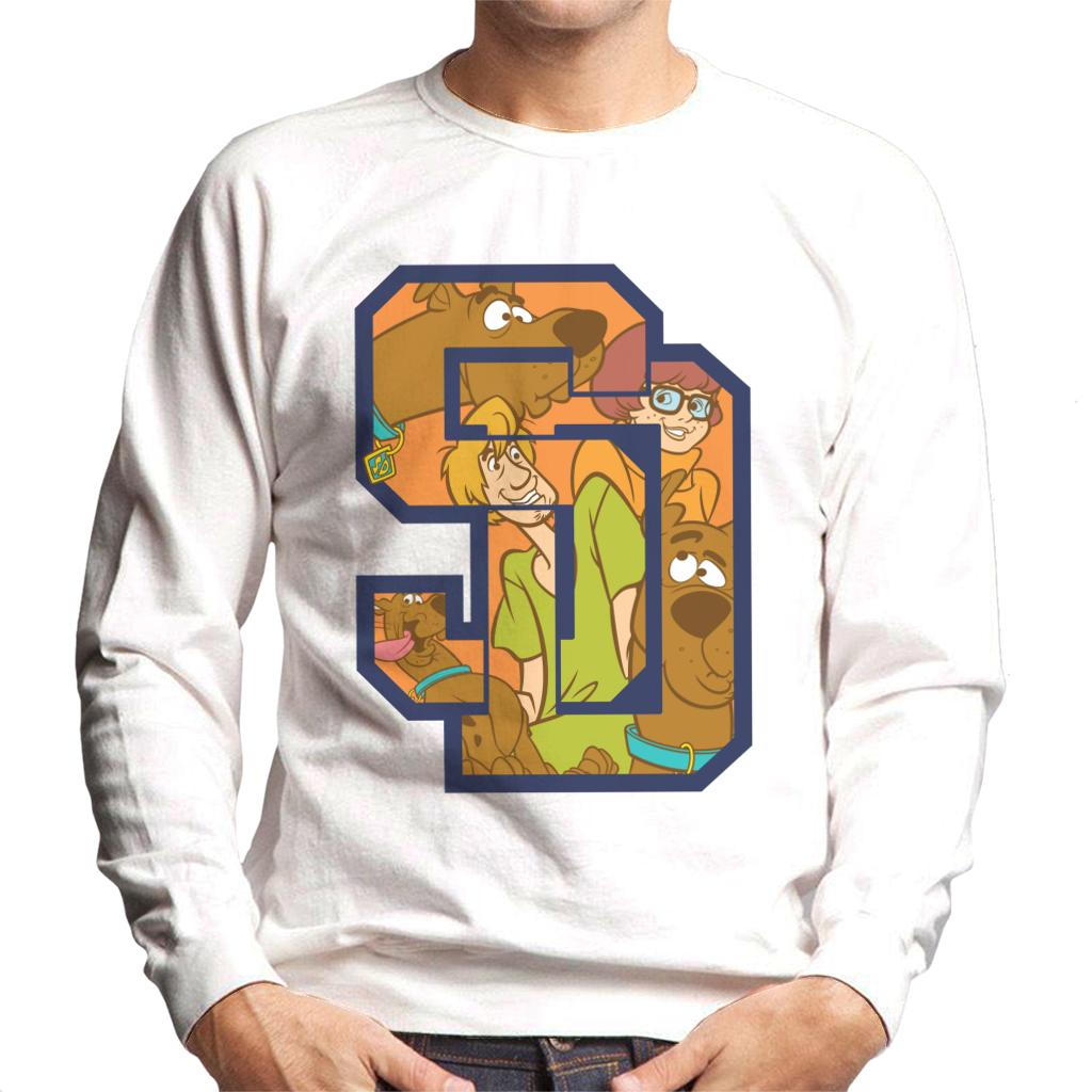 Scooby Doo Interlocking SD Men's Sweatshirt-ALL + EVERY