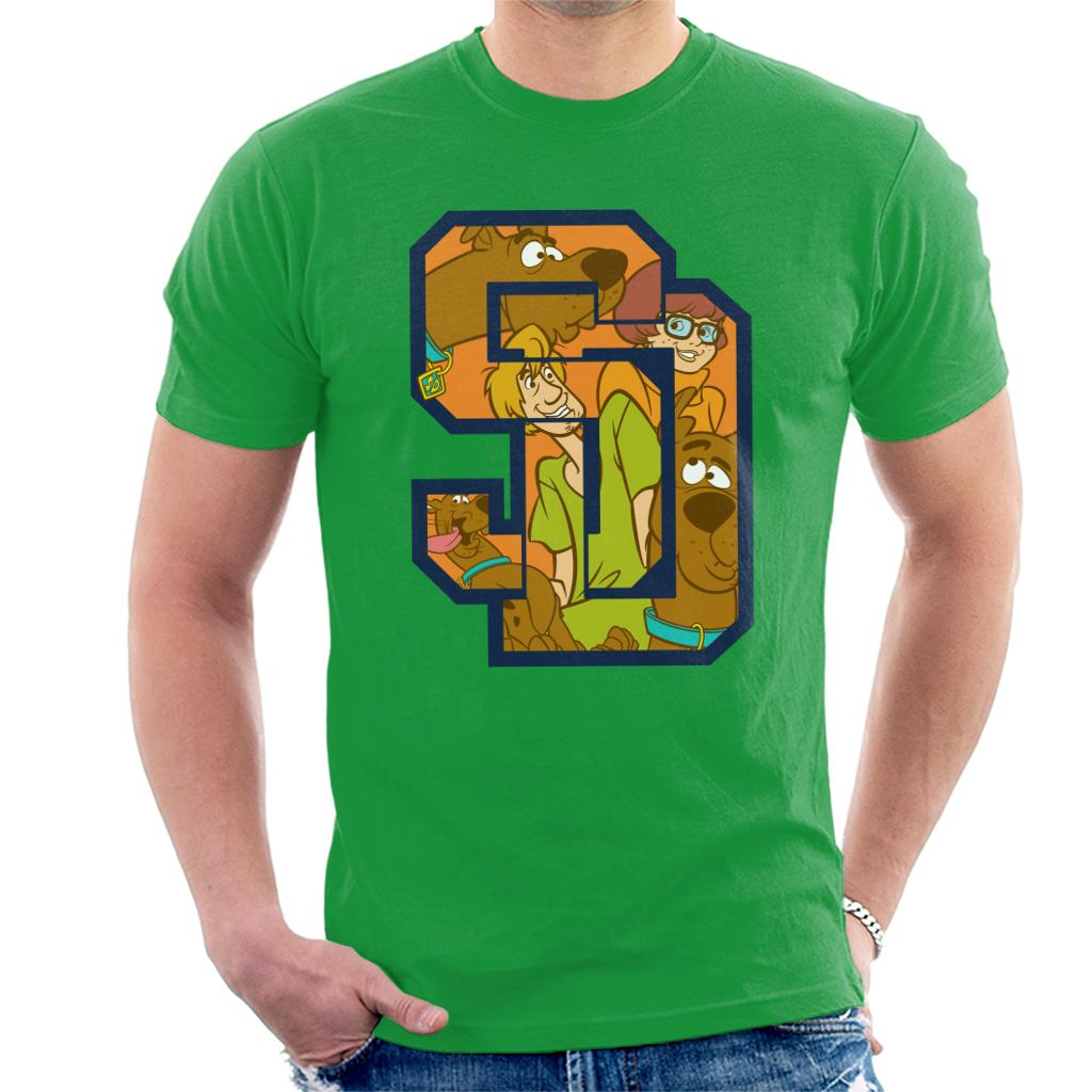 Scooby Doo Interlocking SD Men's T-Shirt-ALL + EVERY