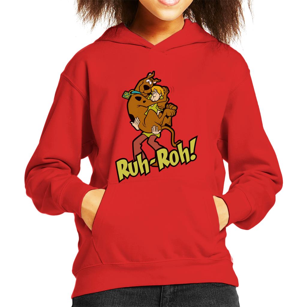 Scooby Doo Ruh Roh Kid's Hooded Sweatshirt-ALL + EVERY