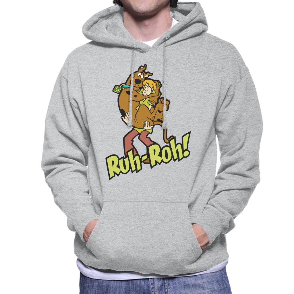 Scooby Doo Ruh Roh Men's Hooded Sweatshirt-ALL + EVERY