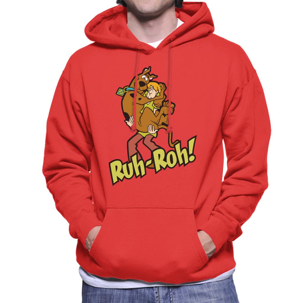 Scooby Doo Ruh Roh Men's Hooded Sweatshirt-ALL + EVERY