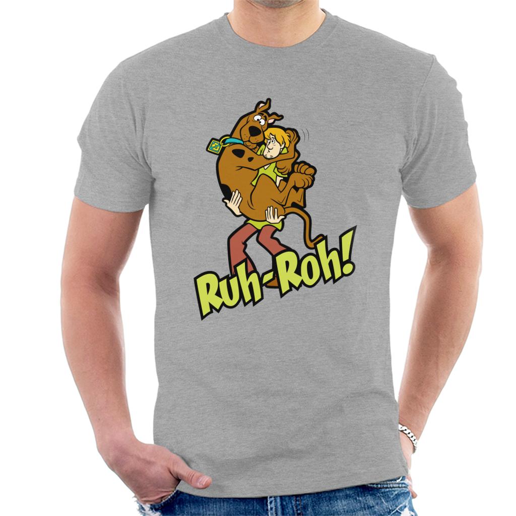 Scooby Doo Ruh Roh Men's T-Shirt-ALL + EVERY