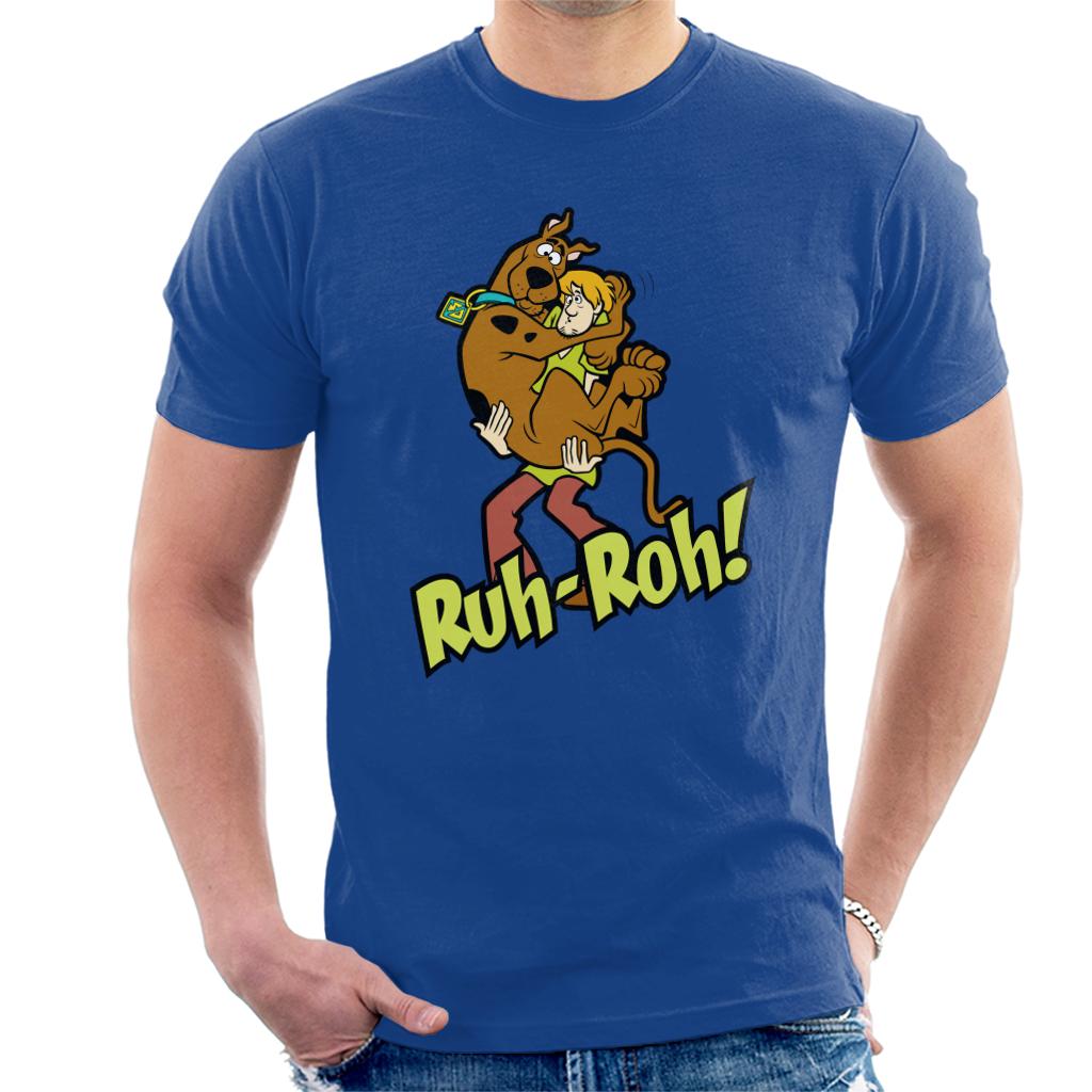 Scooby Doo Ruh Roh Men's T-Shirt-ALL + EVERY