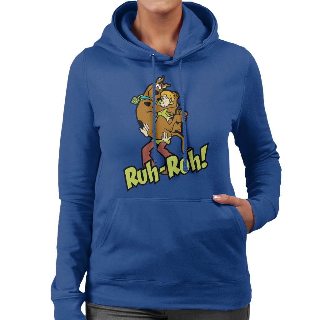 Scooby Doo Ruh Roh Women's Hooded Sweatshirt-ALL + EVERY