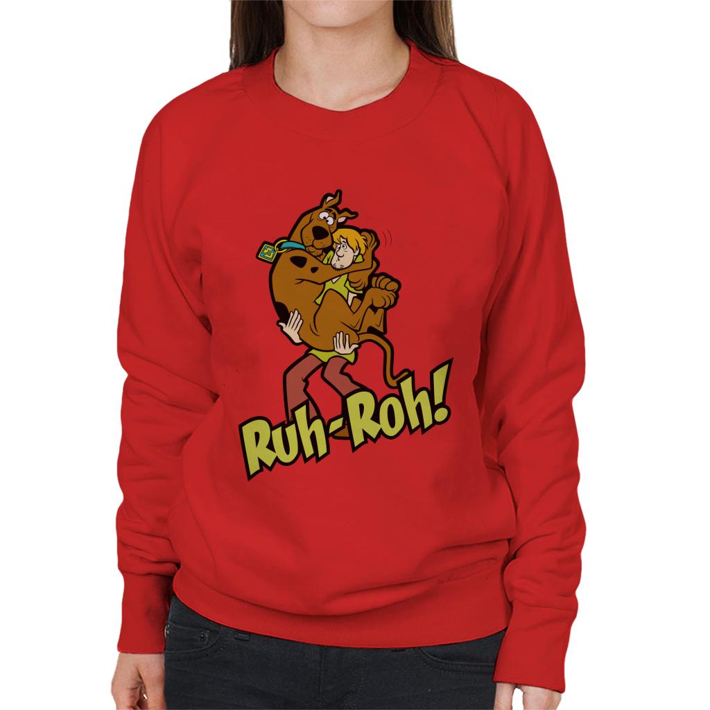 Scooby Doo Ruh Roh Women's Sweatshirt-ALL + EVERY