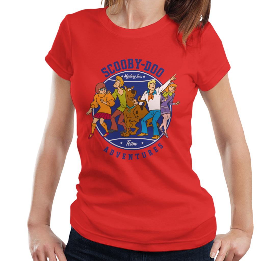 Scooby Doo Adventures Team Women's T-Shirt-ALL + EVERY