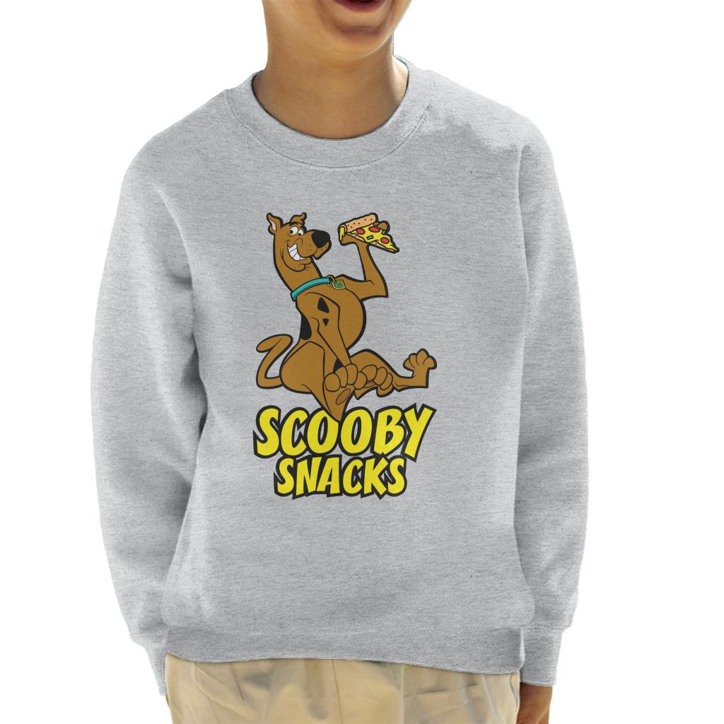 Scooby Doo Pizza Scooby Snacks Kid's Sweatshirt-ALL + EVERY