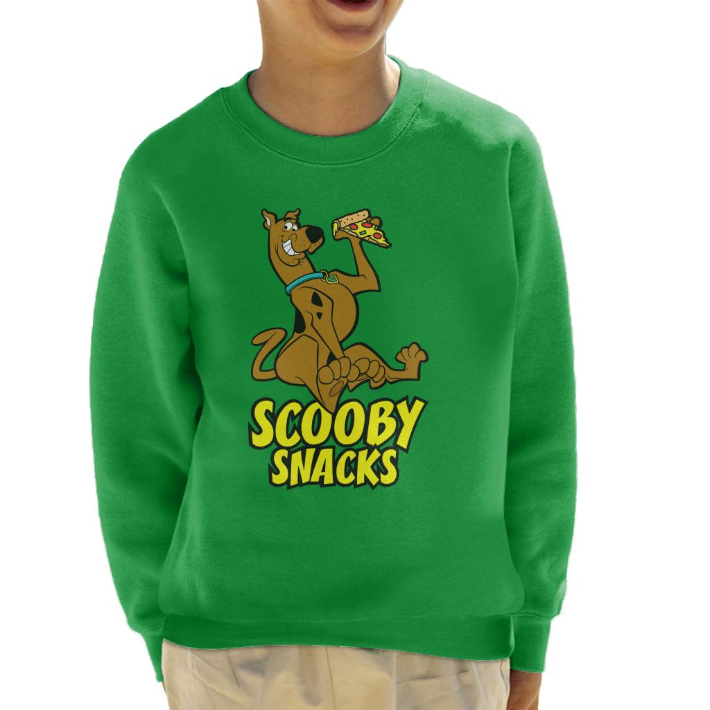 Scooby Doo Pizza Scooby Snacks Kid's Sweatshirt-ALL + EVERY