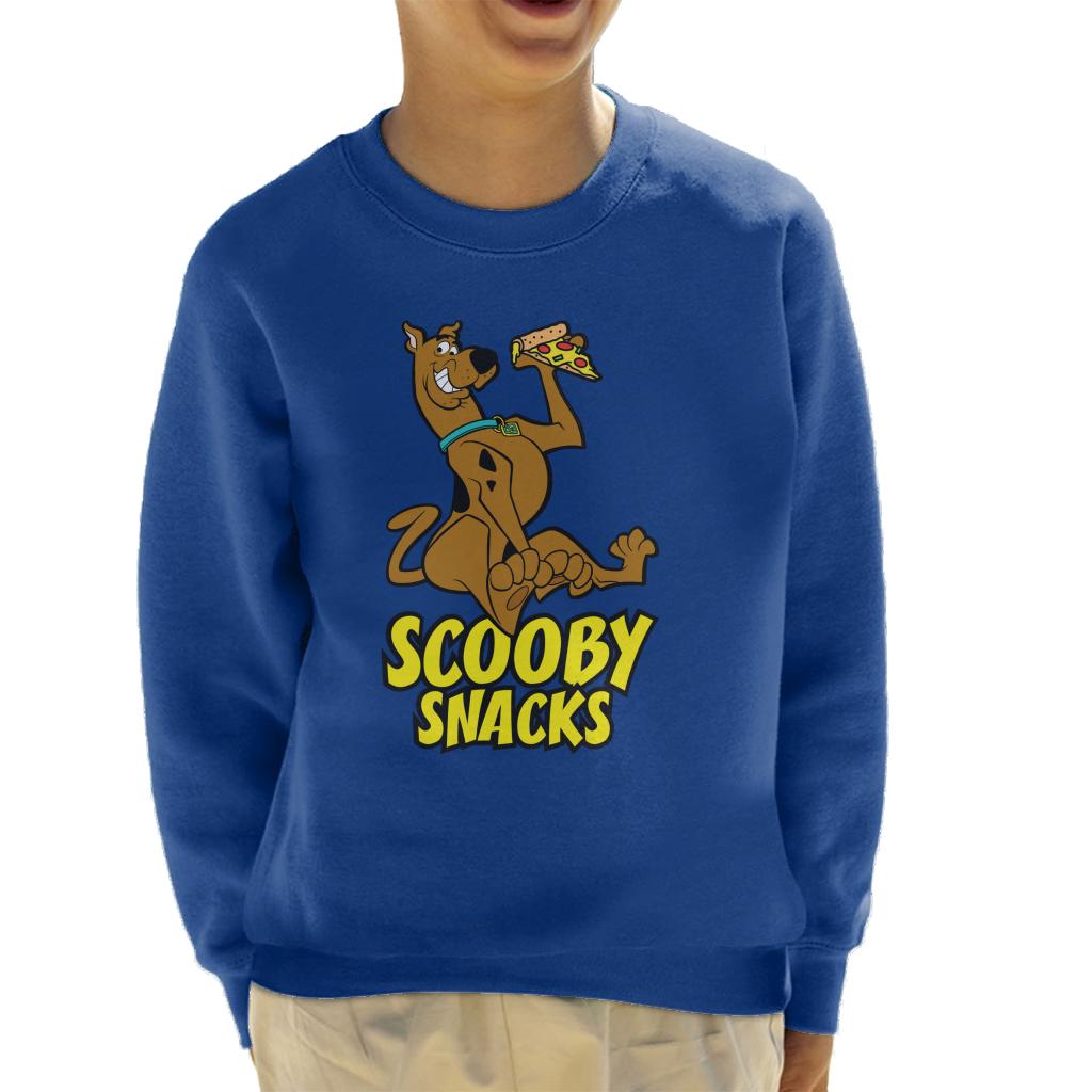 Scooby Doo Pizza Scooby Snacks Kid's Sweatshirt-ALL + EVERY