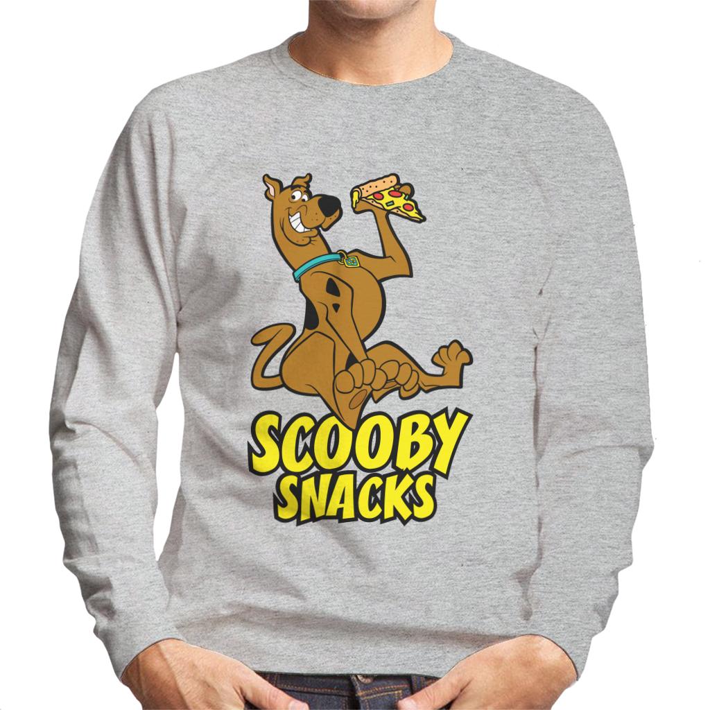 Scooby Doo Pizza Scooby Snacks Men's Sweatshirt-ALL + EVERY