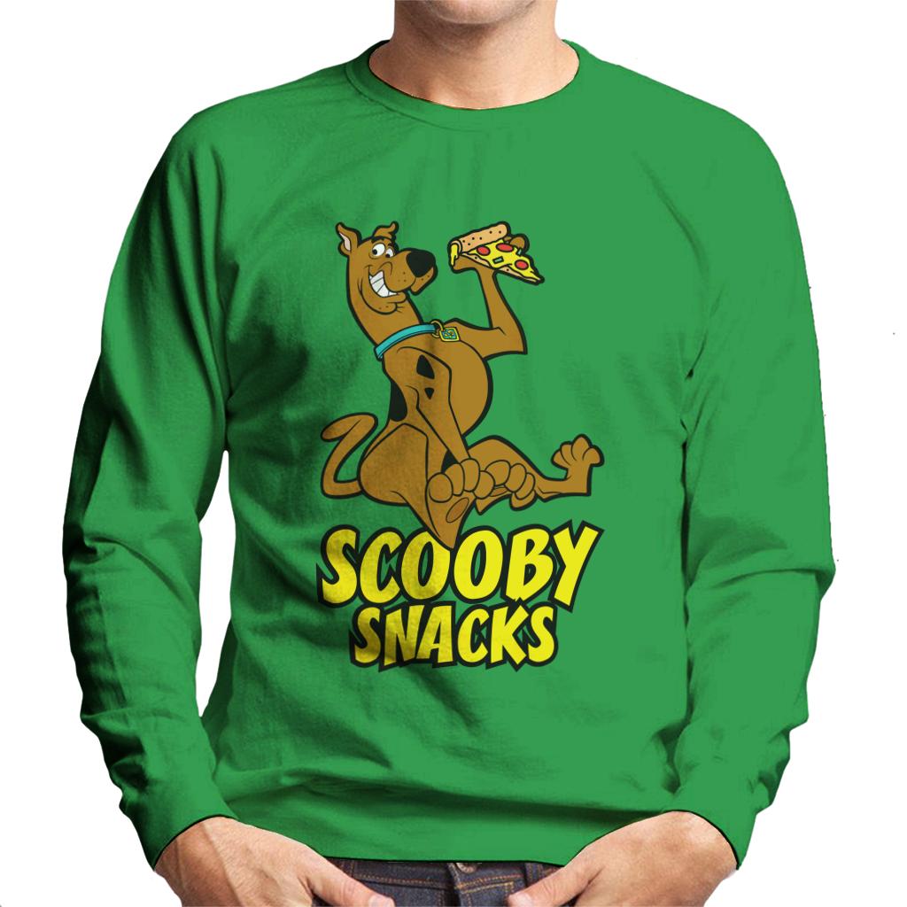 Scooby Doo Pizza Scooby Snacks Men's Sweatshirt-ALL + EVERY