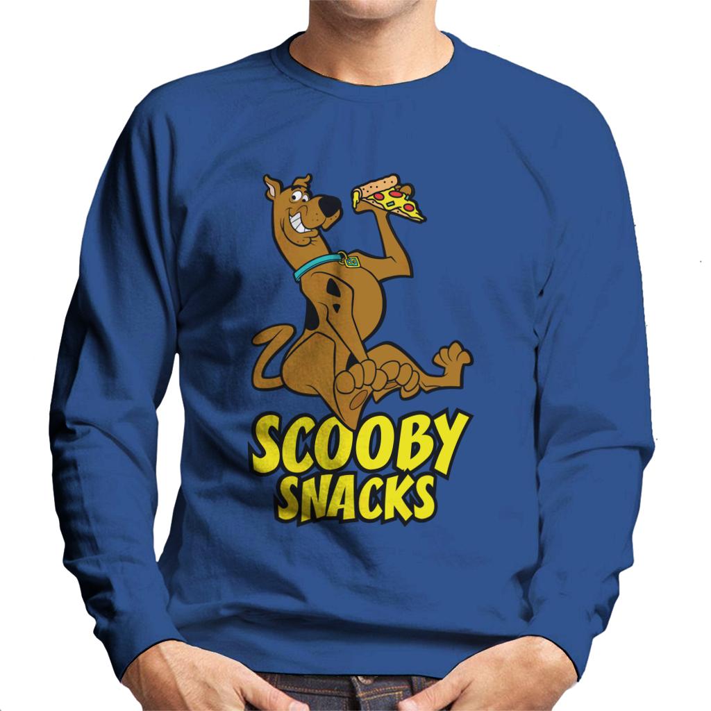 Scooby Doo Pizza Scooby Snacks Men's Sweatshirt-ALL + EVERY