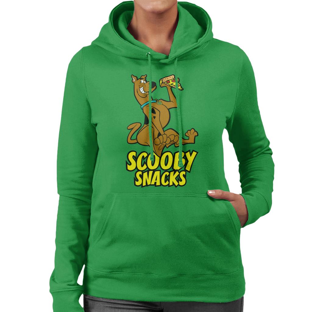 Scooby Doo Pizza Scooby Snacks Women's Hooded Sweatshirt-ALL + EVERY