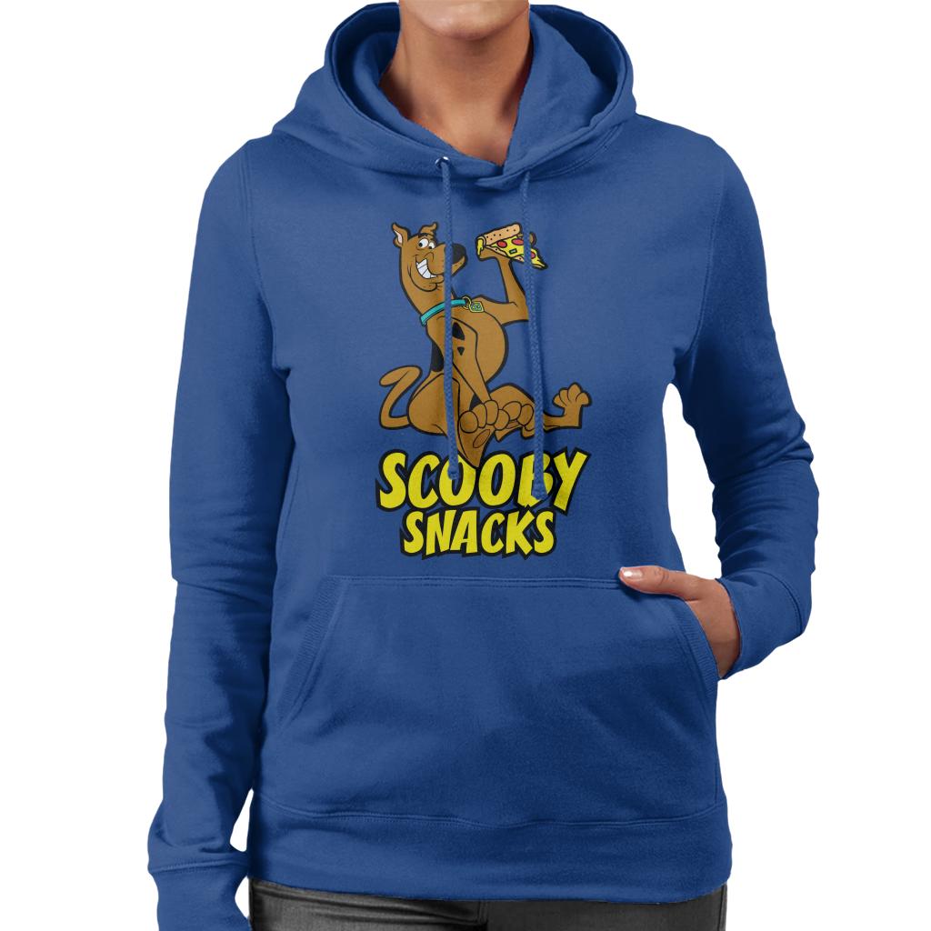 Scooby Doo Pizza Scooby Snacks Women's Hooded Sweatshirt-ALL + EVERY