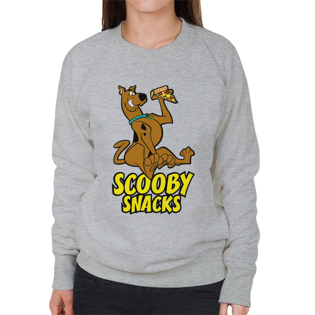 Scooby Doo Pizza Scooby Snacks Women's Sweatshirt-ALL + EVERY