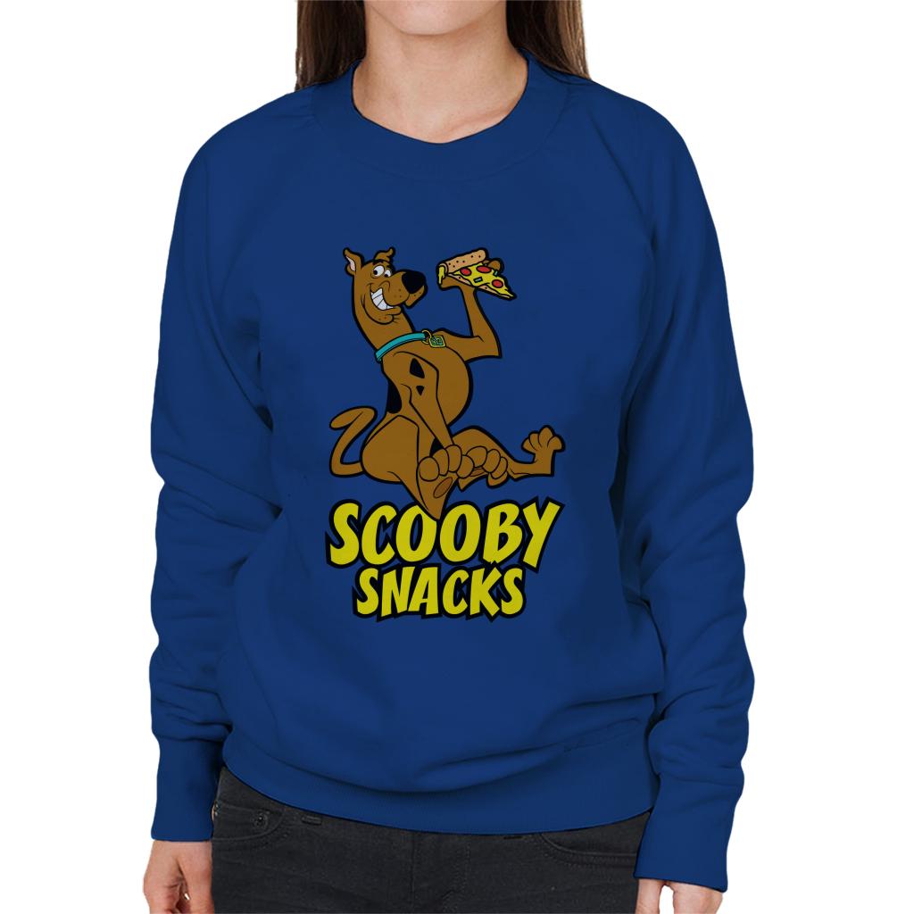 Scooby Doo Pizza Scooby Snacks Women's Sweatshirt-ALL + EVERY