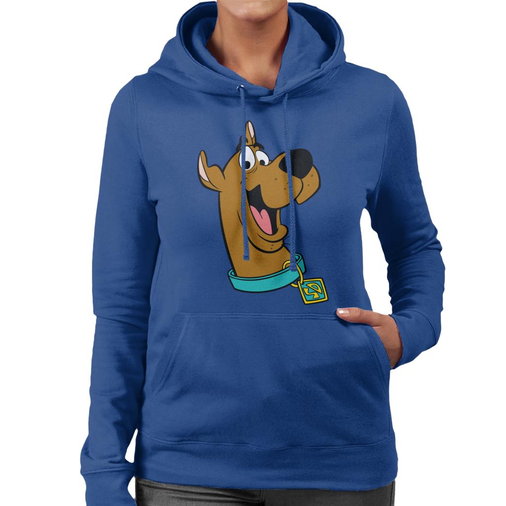 Scooby Doo Collar Smile Women's Hooded Sweatshirt-ALL + EVERY